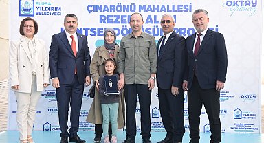 Çınarönü'nde anahtarlar teslim edildi