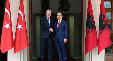 Cumhurbaşkanı Erdoğan Arnavutluk'ta