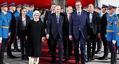 Cumhurbaşkanı Erdoğan, Belgrad'a ulaştı