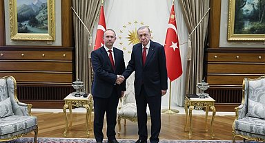 Cumhurbaşkanı Erdoğan, Kuzey Makedonya Meclis Başkanı Gaşi ile görüştü