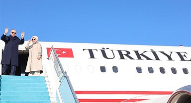Cumhurbaşkanı Erdoğan, Tataristan'a hareket etti