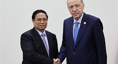 Cumhurbaşkanı Erdoğan, Vietnam Başbakanı Pham ile görüştü