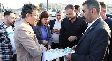 DBB Eş Başkanları Bucak ve Hatun’dan yapımı süren bulvarlarda inceleme