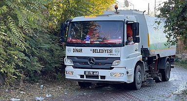 Dinar Belediyesi Pınarbaşı Mahallesi’nde Temizlik Seferberliği Başlattı