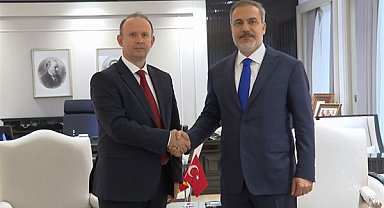 Dışişleri Bakanı Fidan, Kuzey Makedonya Meclis Başkanı Gaşi ile görüştü