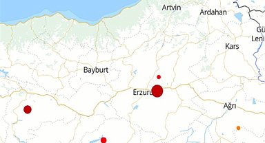 Erzurum'da deprem