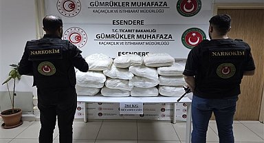 Esendere Gümrük Kapısı’nda 284 kilogram uyuşturucu madde ele geçirildi