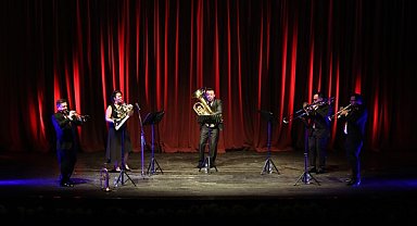 Eskişehir’de Golden Horn Brass konseri verildi