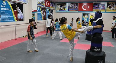 Haliliye'de çocuklar spor alışkanlığı kazanıyor