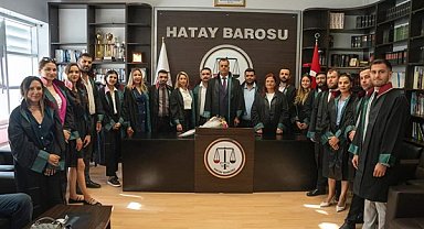 Hatay Barosu'nda devir teslim töreni yapıldı