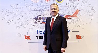 İçişleri Bakanı Yerlikaya, T-625 GÖKBEY Teslimat Töreni’ne katıldı