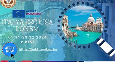 İtalya’da gerçekleşecek kısa dönem ESC Gönüllülük Projesi katılımcılarını arıyor