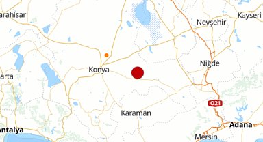 Konya'da deprem