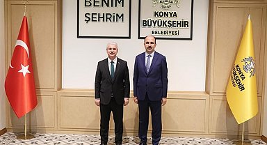 Konya Valisi Akın, Başkan Altay’ı Ziyaret Etti