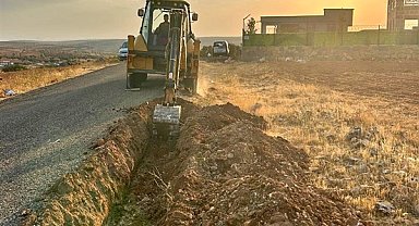 Kuyular Küme Evleri'ne içme suyu hattı döşendi