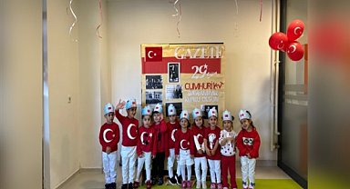 Mamak’taki kreşlerde Cumhuriyet Bayramı kutlandı