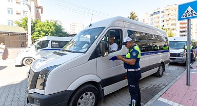 Mersin'de okul servislerine güvenlik denetimleri sıkılaştırıldı