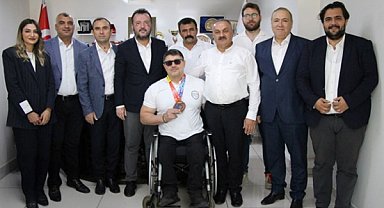 Milli sporcu Gökhan Seven, Şanlıurfa’yı ziyaret etti