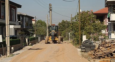 Muğla Bayır Mahallesinde yol çalışması başladı