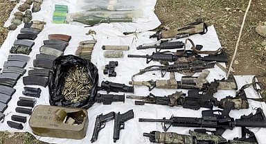 Pençe-Kilit Operasyonu bölgesinde çok sayıda silah ve mühimmat ele geçirildi