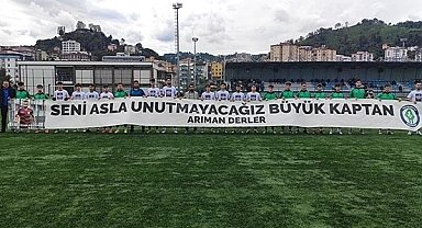 Rize Süper Amatör Ligi'nde Fatih Kaan Arıman Sezonu başladı