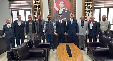 Sinanpaşa Belediye Başkanı Yıldırım, Kaymakam Aslan’ı Ziyaret Etti