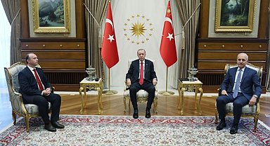 TBMM Başkanı Kurtulmuş, Kuzey Makedonya Meclis Başkanı Afrim Gaşi ile görüştü