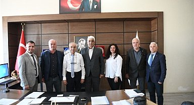 TÜM BEL-SEN Genel Başkanı Bozkurt, Başkan Özcan’ı ziyaret etti