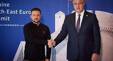 Ukrayna Devlet Başkanı Zelenski, Hırvatistan Başbakanı Plenkovic ile görüştü
