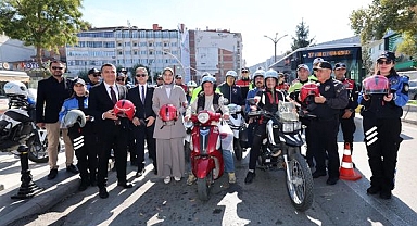 Vali Yiğitbaşı, Kask Farkındalığı Etkinliğine Katıldı