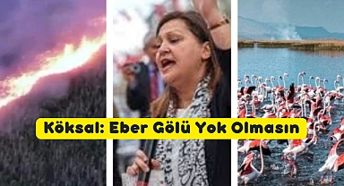 Afyonkarahisar Belediye Başkanı Burcu Köksal, Eber Gölü’nün Durumuna Dikkat Çekti: 