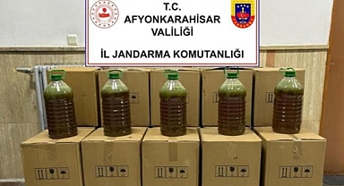 Afyonkarahisar’da Jandarmadan Sahte Zeytinyağı Operasyonu