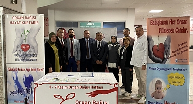 Afyonkarahisar Devlet Hastanesi'nde Organ Bağışı Haftası Farkındalığı
