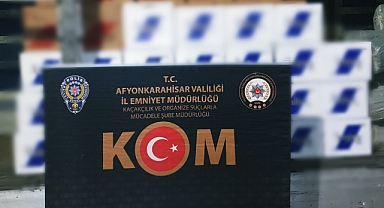 Afyonkarahisar Emniyet Müdürlüğü'nden Kaçakçılık ve Suçla Mücadelede Önemli Başarılar