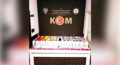 Afyonkarahisar Emniyeti'nden Kaçakçılara Büyük Darbe