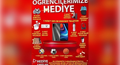 Afyonkarahisar Gençlik ve Spor İl Müdürlüğü’nden Öğrencilere Sürpriz Hediyeler!