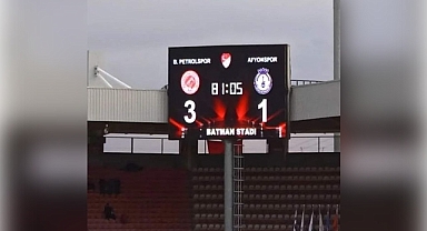 Afyonspor, Batman Petrolspor’a 3-1 Yenildi
