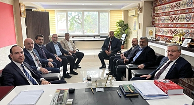 AK Parti Heyetinden Bayat Belediye Başkanı Halil İbrahim Bodur’a Ziyaret
