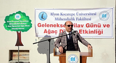 AKÜ Mühendislik Fakültesi’nde “Pilav Günü ve Fidan Dikme” Etkinliği Düzenlendi
