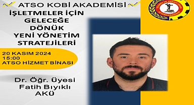 ATSO KOBİ Akademisi’nden İşletmelere Ücretsiz Stratejik Yönetim Eğitimi