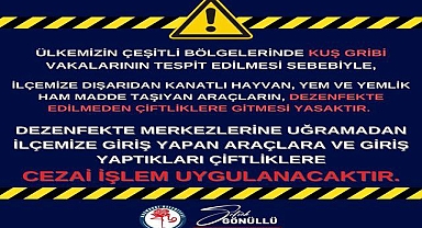 Başmakçı Belediyesi’nden Kuş Gribi Önlemleri: Denetimler Artıyor