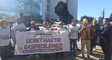 Bolvadin Devlet Hastanesi Şantiyesindeki İşçiler Maaş Talepleri İçin Ankara’da Direniyor