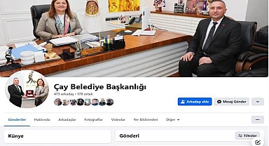 Çay Belediyesi’nden Sahte Hesap Uyarısı
