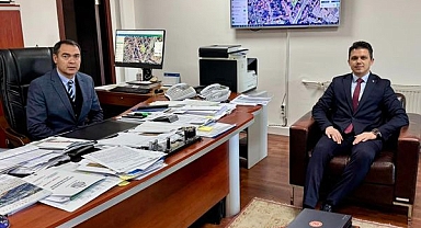 Dazkırı Belediye Başkanı Çiçek ,TOKİ Başkan Yardımcısı Dursun Baştürk’ü Ziyaret Etti