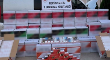 Mersin'de 620 bin adet makaron ele geçirildi