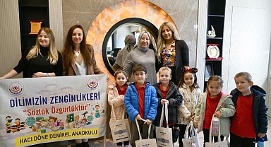 Minik Öğrencilerden İscehisar belediye Başkanı Seyhan Kılınçarslan’a Anlamlı Ziyaret