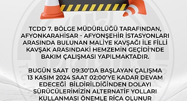 Sürücüler Dikkat, Şehir merkezinde Yollar kapalı 