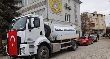 8 Tonluk Su Arazözü Hizmete Girdi