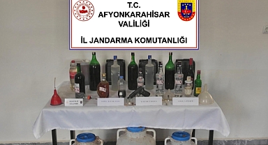 Afyon’da Kaçak içki Operasyonu: İmalat ve Satış Yaparken Yakalandı
