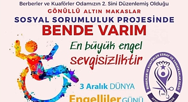Afyonkarahisar’da Kuaförlerden Engelliler Günü’ne Özel Ücretsiz Hizmet